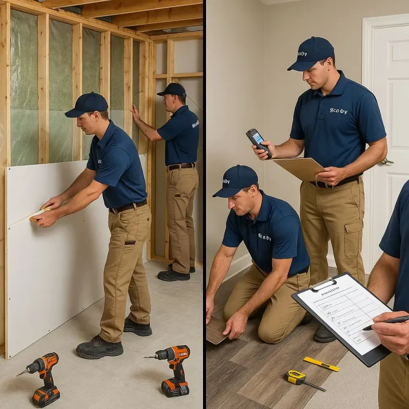 Repairs and Reconstruction process in Taylor, PA